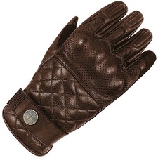 John Doe Tracker Leather Gloves Motorbike Motorcycle Retro Classic Brown