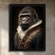 Vintage Gorilla Wall Art