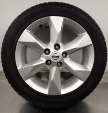 NISSAN JUKE F15 17" SILVER ALLOY WHEEL ACCELERA TYRE 215/55ZR17 BA61A (1)