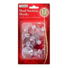 12 PCS LARGE CLEAR SUCTION CUP