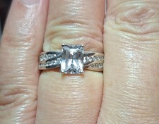 QVC Sterling Silver Diamonique