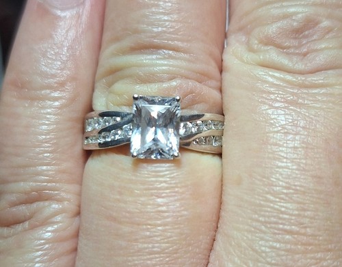 Qvc sterling silver - silver, diamonique