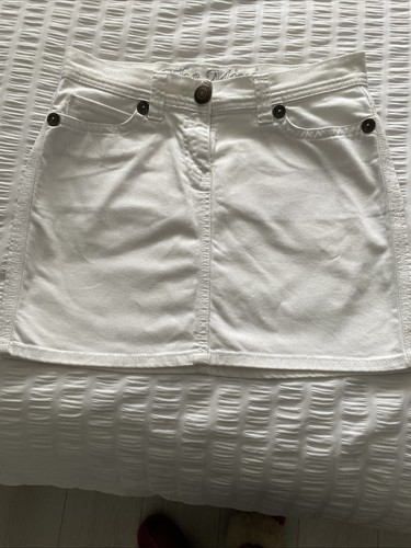 White denim mini - denim,