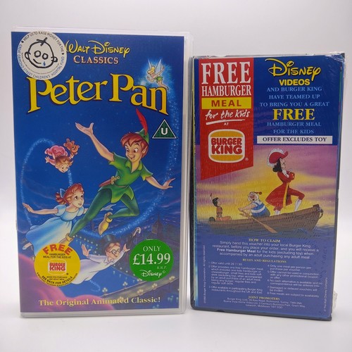 Peter pan vhs - peter, new