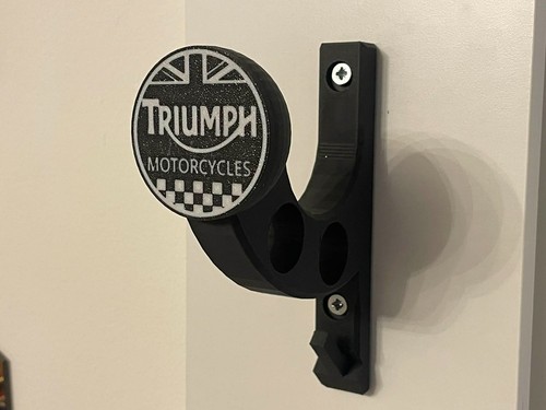Motorcycle helmet holder - motorcycle,