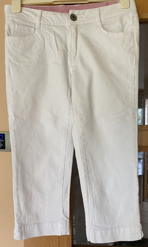 White cropped capri - white, 3/4/