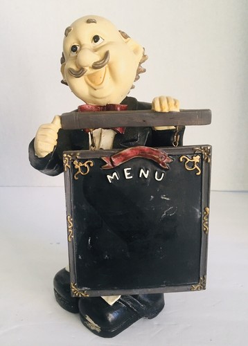 Happy waiter figure - happy,