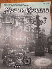 Motor Cycling Full Magazine 22 May 1958 Special Test Of Two Twins BSA