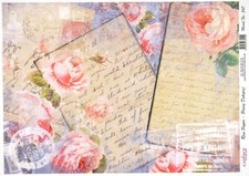 Cadence A4 Rice Paper Shabby