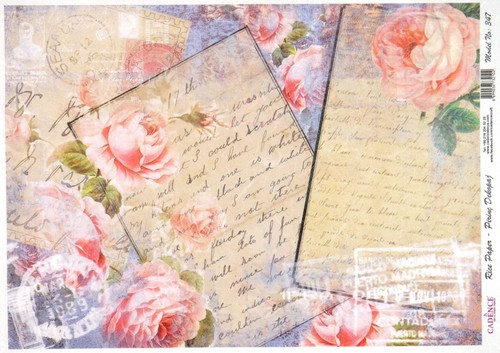 Cadence rice paper shabby - rice,