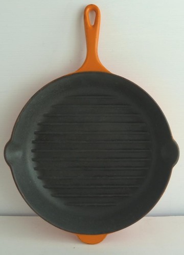 Creuset round orange enamel - round,