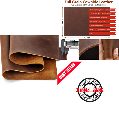 Genuine leather tooling sheets - leather,