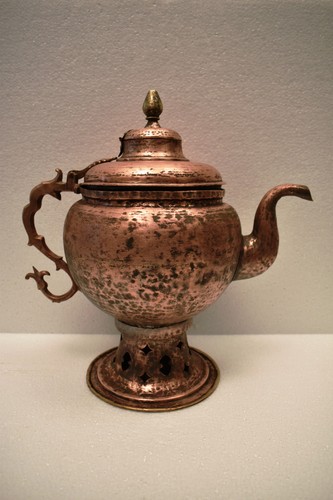 Antique copper samovar tea - antique, urn