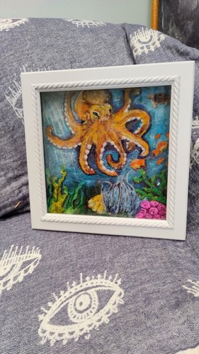 Octopus needle felted - needle,