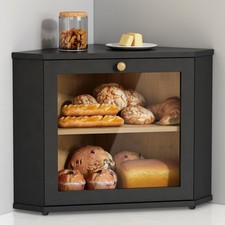 Corner Bread Box for Kitchen