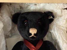 1999 Steiff Club Edition 1912 Black Teddy Bear 420160 Boxed with Certificate 