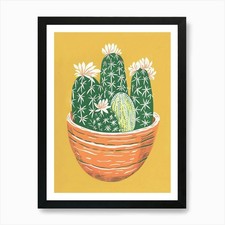 Easter Cactus Minimalist Block