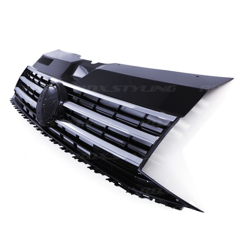 Front bumper badge grille - front,