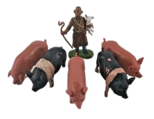 Vintage britains 1971 farmer - britains,