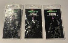 Korda Choddy Micro Barbed Hooks, Size 10/8/6