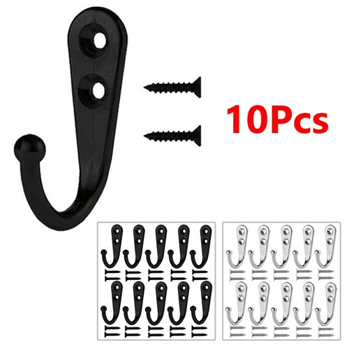 10pcs zinc alloy hooks bedroom - zinc,