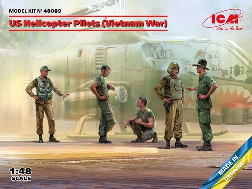 Icm helicopter pilots - icm, 1/48