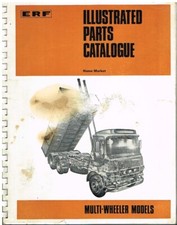 ERF LV SERIES MULTI-WHEELER RIGID TRUCK ORIGINAL 1972 FACTORY PARTS CATALOGUE