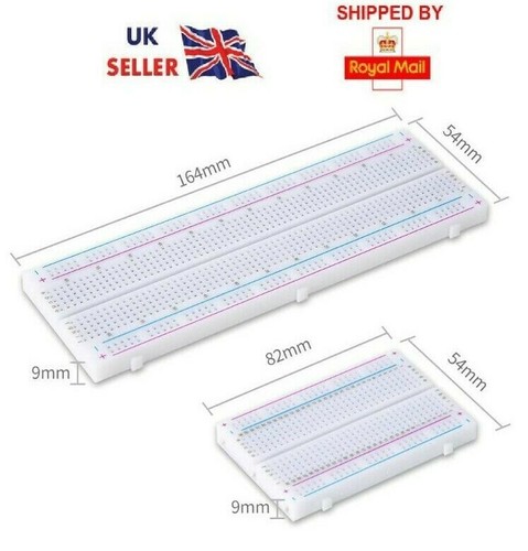 Solderless breadboard 400 - solderless, 830