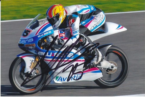 Maverick vinales signed moto3 - maverick,