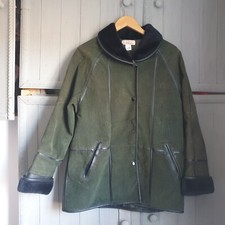 Vintage Green Car Coat Jacket