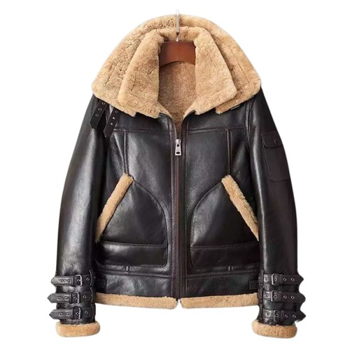 Mens sheepskin leather - b3,