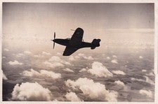 Original Ministry of Information Photo WW2 Bell Airacobra P39 in flight