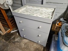Little Acorns kids dresser changer chest of drawers baby changing station