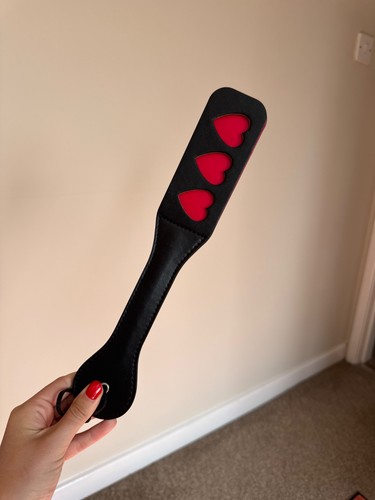 Leather paddle bdsm used - bdsm,