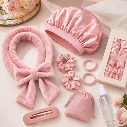 Heatless hair curler set - hair,