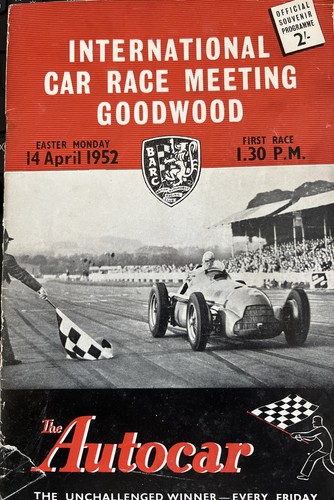 Goodwood 14thapril 1952 race - goodwood,