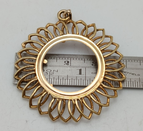Vintage gram heavy 9ct - 5.1,