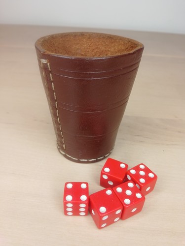 Vintage style leather dice - vintage-style,