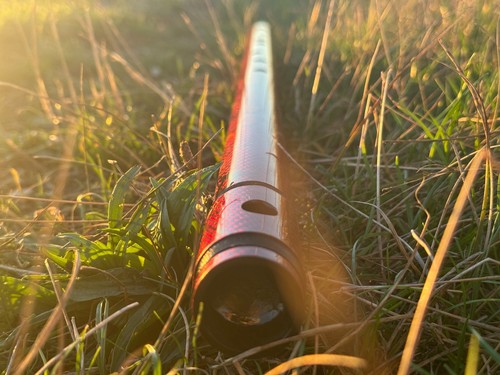 Carbon bansuri - (red, gloss)