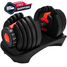 Heavy Duty Adjustable Dumbbell Set 52.5 LBS