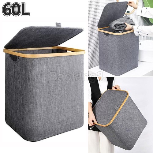 Laundry hamper basket - hamper, lid
