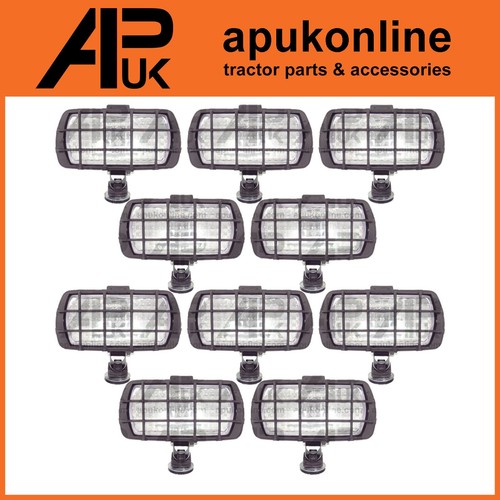 10x halogen work lights - 10x,