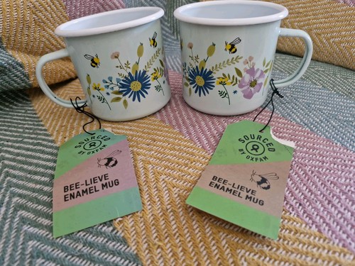 Oxfam bee lieve enamel - bee-lieve,