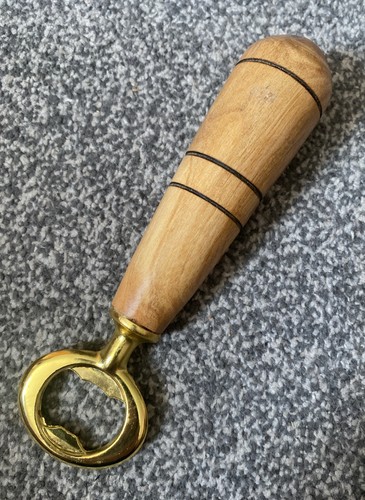 Handturned wooden bottle - wooden,