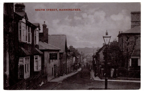 Early post card south - post, of