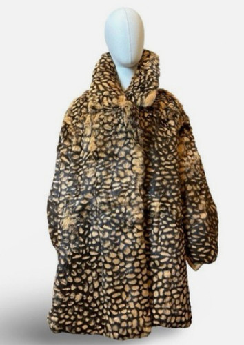 Oversize leopard print real - oversize,