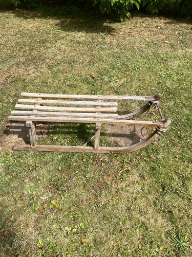 Vintage sledge timber and - timber,