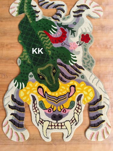 Crocodile tibetan tiger rug - crocodile,