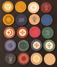 (20)x Inlaid Engraved Embossed