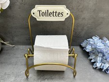 Gold toilet paper roll holder - toilet,